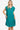 Front view of stylish tiered dress on model with elegant ruffle cap sleeves.