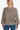 Back view of Washed Half Button Long Sleeve Sweater, showing the overall design and fit.